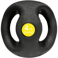 Sporti Medicine Ball With Double Handles Noir 4 kg