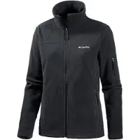 Columbia Veste en polaire fonctionnelle 'Fast Trek II' noir / blanc