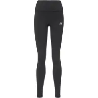 New Balance High Rise Legging Femme - Leggings, Noir - Taille M - Poly Jersey