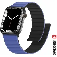 Swissten - Wave Magnetic Apple Watch 38-41mm (bleu/noir)