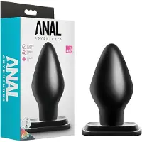 Anal Adventures XL - plug anal XL - silicone noir