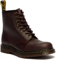 Dr. Martens Botte à lacets femme rouge