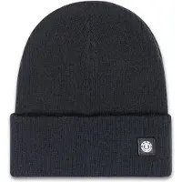 Element - Bonnet à revers - Mid Icon Rib Beanie Flint Black - Noir