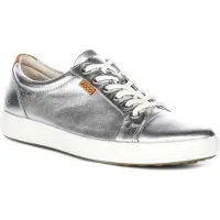 Ecco Baskets basses 'SOFT 7' cognac / argent