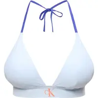 Calvin Klein Lv00q61225 Triangle Bikini Top Bleu L Femme