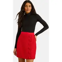 Love & roses Jupe bordeaux