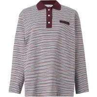 Copenhagen Studios T-shirt bleu clair / lie de vin / blanc