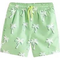 Next Shorts de bain vert / vert clair / blanc