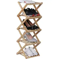 Relaxdays Meuble à chaussures pliable (28 x 28 x 84 cm)