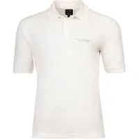 Armani Exchange pour homme. XM001286AF10366U0009 Polo régulier blanc (XL), Casuel, Coton, Manche courte