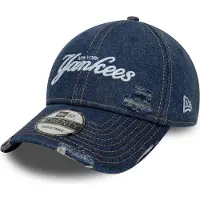 New era Casquette DENIM DISTRESS 9TWENTY NEW YORK YANKEES hommes - Bleu - Unique