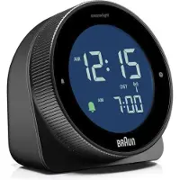 Braun Bc 24 B Alarm Clock Noir One Size / EU Plug 220V