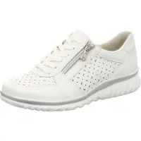 Semler LENA : Chaussures de sport pour femmes, lacées, de couleur blanche, pour un usage quotidien