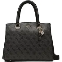 GUESS Sacs à main 'Noelle' gris foncé / noir