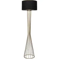 Opviq , AYD-3078, lampadaires, noir, métal, 21 x 38 x 155 cm