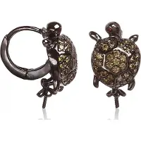 Lancaster Jlaearturtle3 Earrings Doré Femme