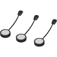 Ledvance Spot Puck sous-meuble 65mm 3 x 3W 830 Noir LED sous-meuble 3.0