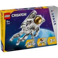 LEGO Space Astronaut Construction Game 647 Pieces Doré Enfants