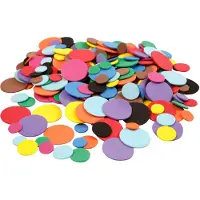 Creativ Company Cercles en mousse EVA, de différentes couleurs