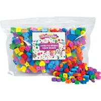 Colorations - Jeu de perles pour figurines en mousse, 500 pièces.