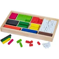 Viga Bâtons Éducatifs En Bois Blocs Cuisenaire Mathématiques