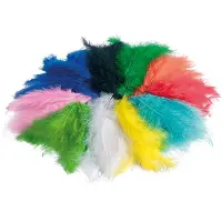 Folia Plumes duveteuses, 100 g, couleurs assorties