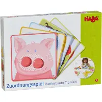 Haba Jeu d'association Kunterbunte Tierwelt 301059