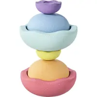 Stapelstein Inside Rainbow Pastel, set de 6 pièces