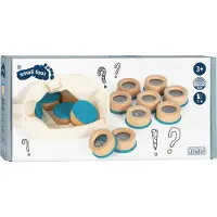 Small Foot jeu de mémoire auditive sensorielle en bois (Allemand, Anglais)