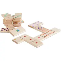 BS Toys Jeu de dominos en bois Mega de , 28 pièces.