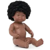 Miniland African Down Syndrome Baby Doll 38 Cm Noir Enfants