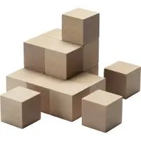 Cuboro Cubes, jeu de construction, à partir de 2 ans, en bois, 16 pièces