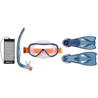 BEUCHAT Oceo Pmt Snorkeling Set Bleu EU 32-37