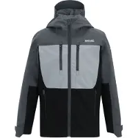 Regatta Veste « Highton » imperméable pour enfants RG12834 (128) (gris moyen/gris nuage/noir)