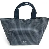 HAY Draagtas Grid Everyday Bag Mini Dark Blue, Bleu