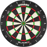 Winmau Cible Blade X – Cible professionnelle en acier avec système Rota-Lock