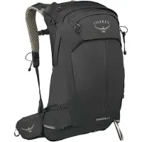 Osprey - Sac à dos de randonnée journée - Stratos 24 Raven Black en Nylon - Noir