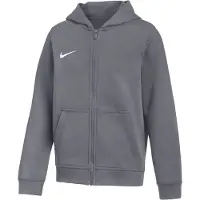 Nike Garçons, Pull-over, Park 26 Fleece Full-Zip Hoodie for Kids Gray IB1232 071, Argent, Gris, (M)