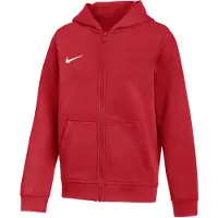 Nike Garçons, Pull-over, Park 26 Fleece Full-Zip Hoodie for Kids Red IB1232 657, Rouge, (M)