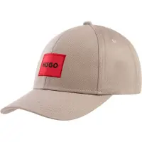 HUGO Casquette noisette / rouge / noir