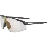Alpina Unisexe, Lunettes de sport, Turbo Pro V (Noir mat, Red), Noir