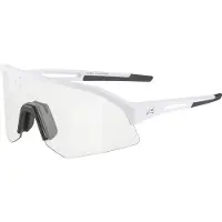 Alpina Unisexe, Lunettes de sport, Sonic HR V (Blanc Mat, Noir), Blanc