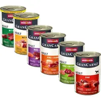 Animonda GranCarno Adult Aliment humide avec du bœuf et de l'agneau pour chiens 12x400 g