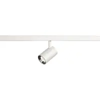 SLV NUMINOS XS, 48V Spot, rund, 4000K, 8.7W, DALI 2, 55°, matt weiss / glänzend chrom 1006704