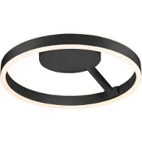 SLV ONE, Wand- und Deckenaufbauleuchte, rund, 2700/3000K, 14W, DALI, Touch, 130°, schwarz 1008553 (2700 lm)