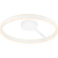 SLV ONE, applique et plafonnier, rond, 2700/3000K, 23W, DALI, Touch, 130°, blanc 1008555