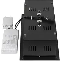 SLV KADUX, Deckeneinbauleuchte, double, 3000K, DALI 2, Touch, 30°, schwarz 1008572