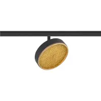 SLV 1009016 GRIP! FLAT, 48V Spot, DALI, rund, 2700/3000 K, 14.5 W, schwarz / gold