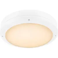 SLV 1008901 OUTDOOR BULKHEAD V 360, SENSOR 20W 830/840/856 IP65 IK10, blanc (IP65)