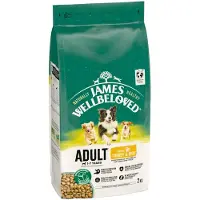James Wellbeloved Adult Croquettes complètes pour chiens adultes de 1 à 7 ans riches en dinde et en riz 2 kg